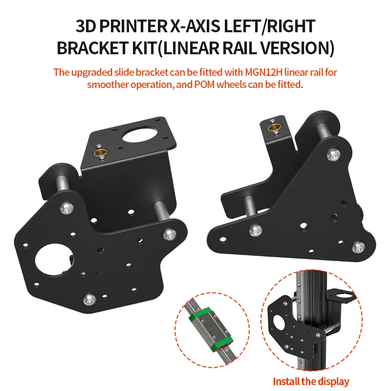 

DIY 3D Printer Dual Z Axis X Axis Linear Rail Upgrade Kit for Creality Ender 3/Ender 3 Pro/Ender 3 V2 3D Printer Parts