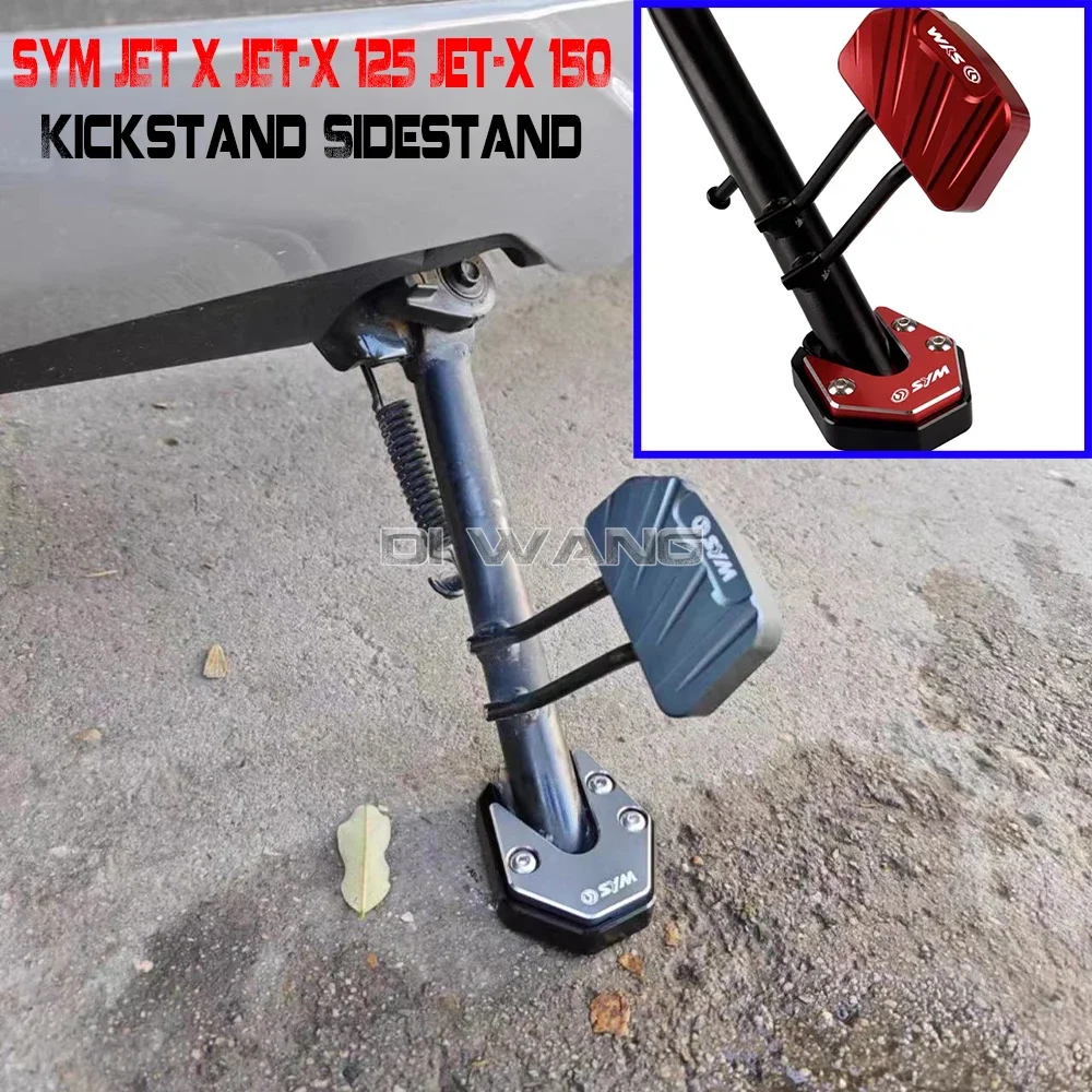 

FOR SYM JET X JET-X 125 Jet-x 150 Motorcycle Kickstand Sidestand Stand Extension Enlarger JET X Accessories