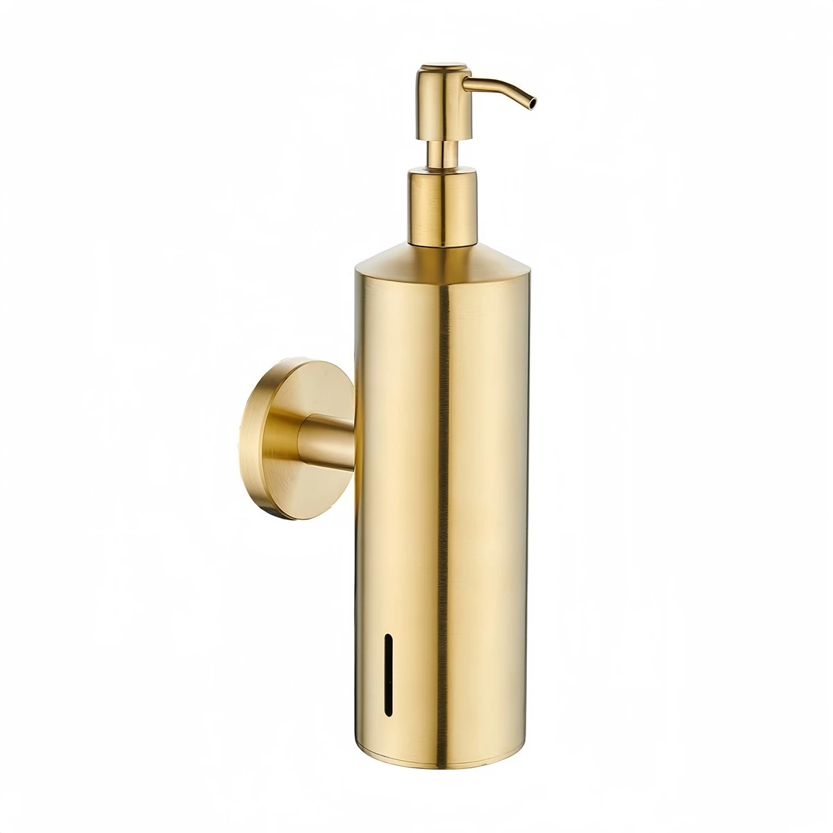 Space Efficient Stainless Steel Soap Dispenser Designed for Easy Wall Installation in Residential or Commercial Areas