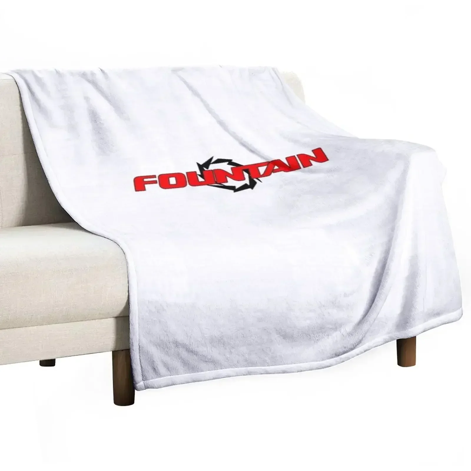 

Fountain Boats Powerboat #2 Throw Blanket Warm Plush Fuzzy Blanket for Living Room