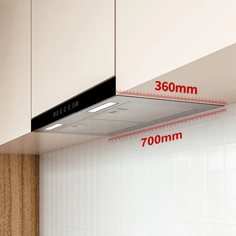 

T-Shaped 600~700Mm Household Embedded Small Apartment Hotel Mini Range Hood