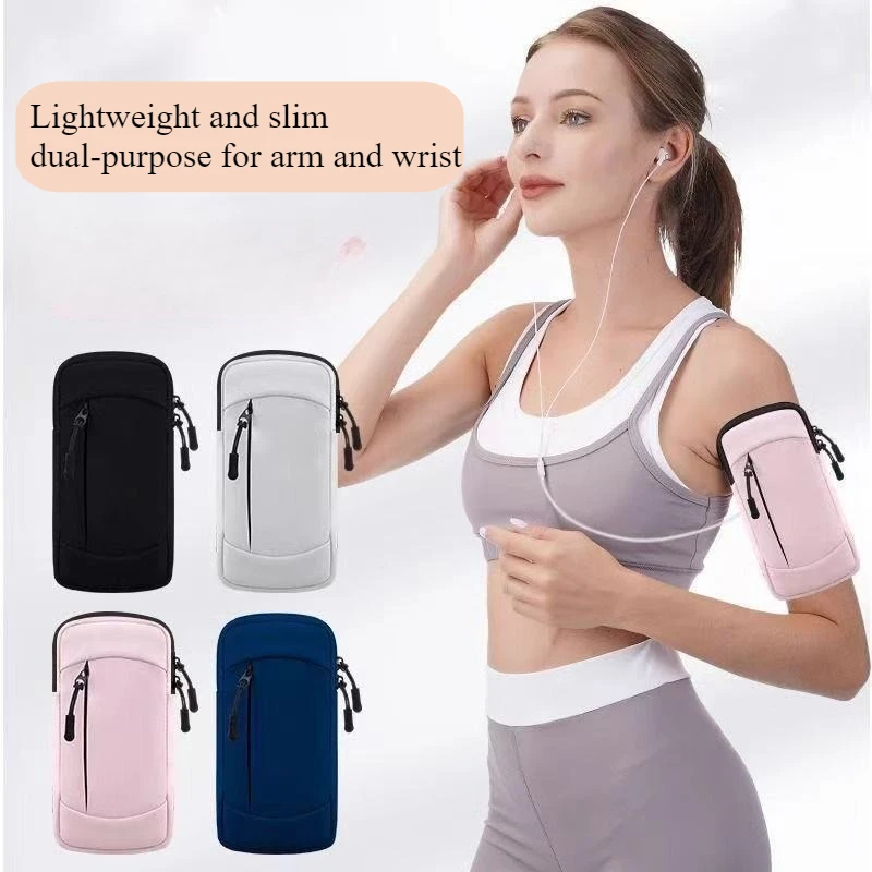 Hardlooparmband Telefoonhouder Buitensporten Telefoonzakje Unisex Armband Polstas Fitnessuitrusting Crossbody