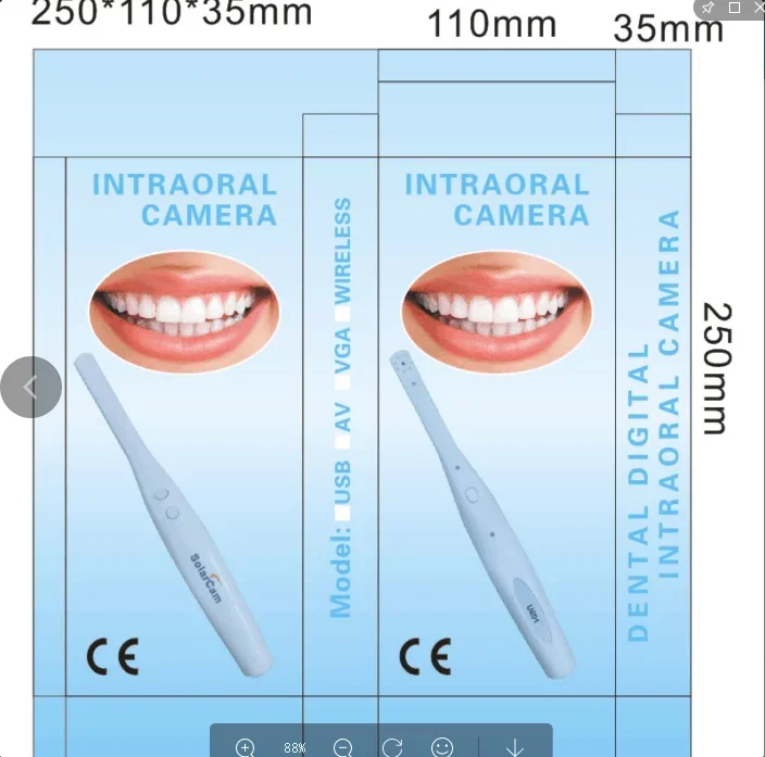 High Quality Dental Touch screen capacitive monitor with intraoral camera built in Intel/Windows10