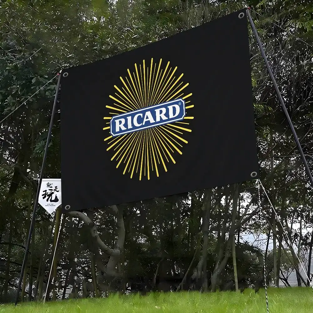 R-RicardS LOGO Retro Flags Multiple Choice Living Studio Booth Interior Decoration Banner view 4