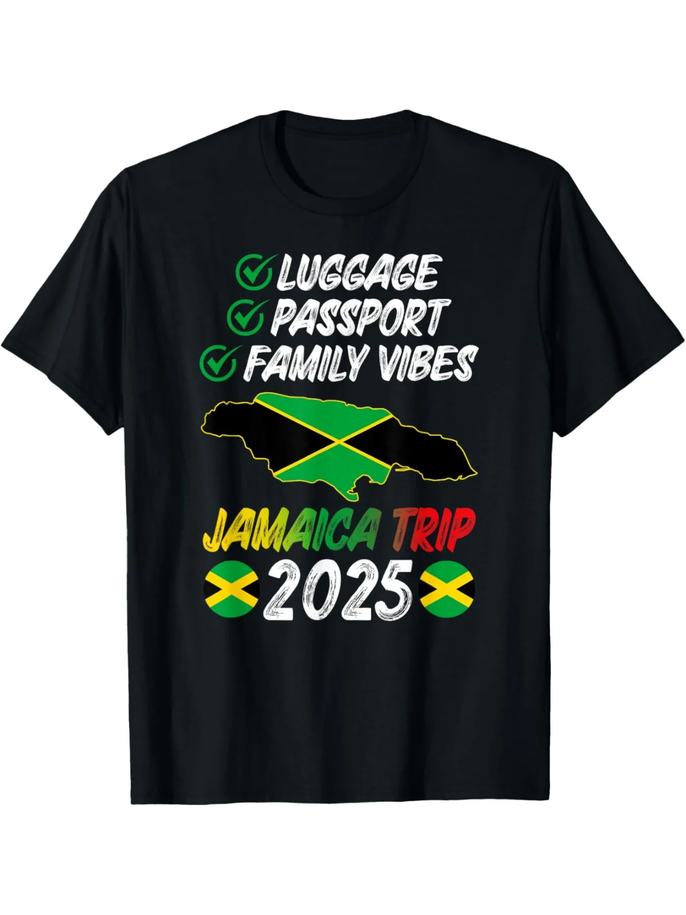 

Family Vibes Jamaica Family Trip 2025 Jamaica Vacation T-shirt