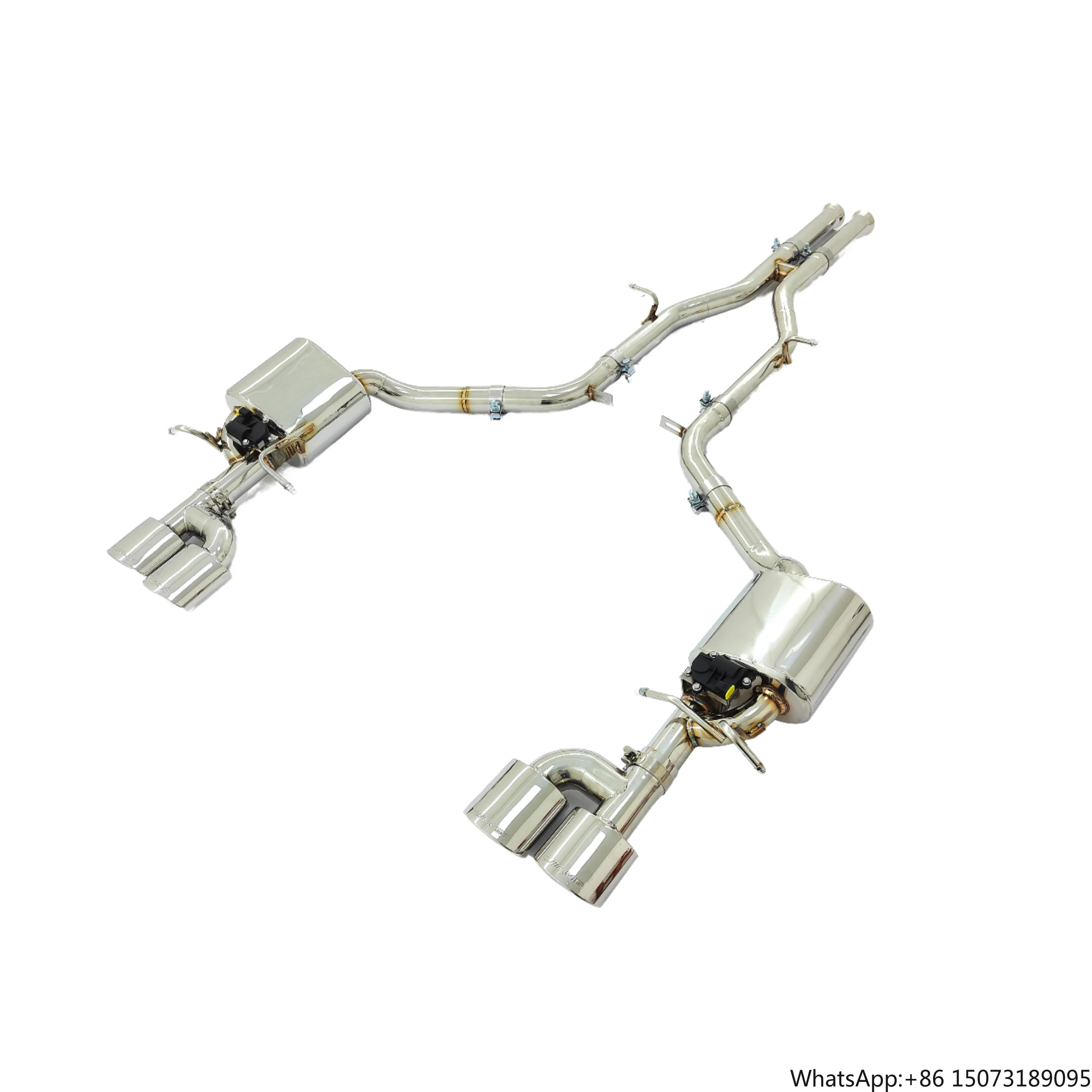 

SDO Exhaust W204 C300 C350 2009-2014 Stainless Steel Catback Exhaust Valvetronic Muffler 1.5mm Raw Finish