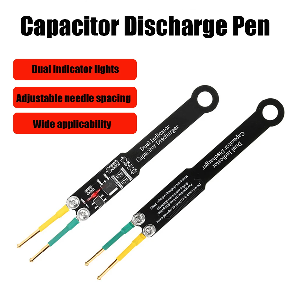 

1PC Capacitor Discharge Pen AC/DC Switch Power Supply Repair Discharge Maintenance Tool AC8-380V/DC 12-540V