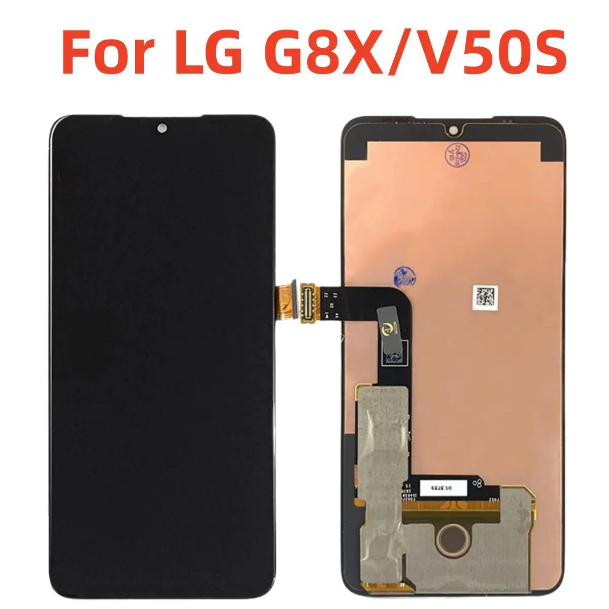 

6.4'' Original For LG G8X ThinQ V50S LCD Display Screen Touch Panel Digitizer Assembly Replacement With Frame LMG850EMW