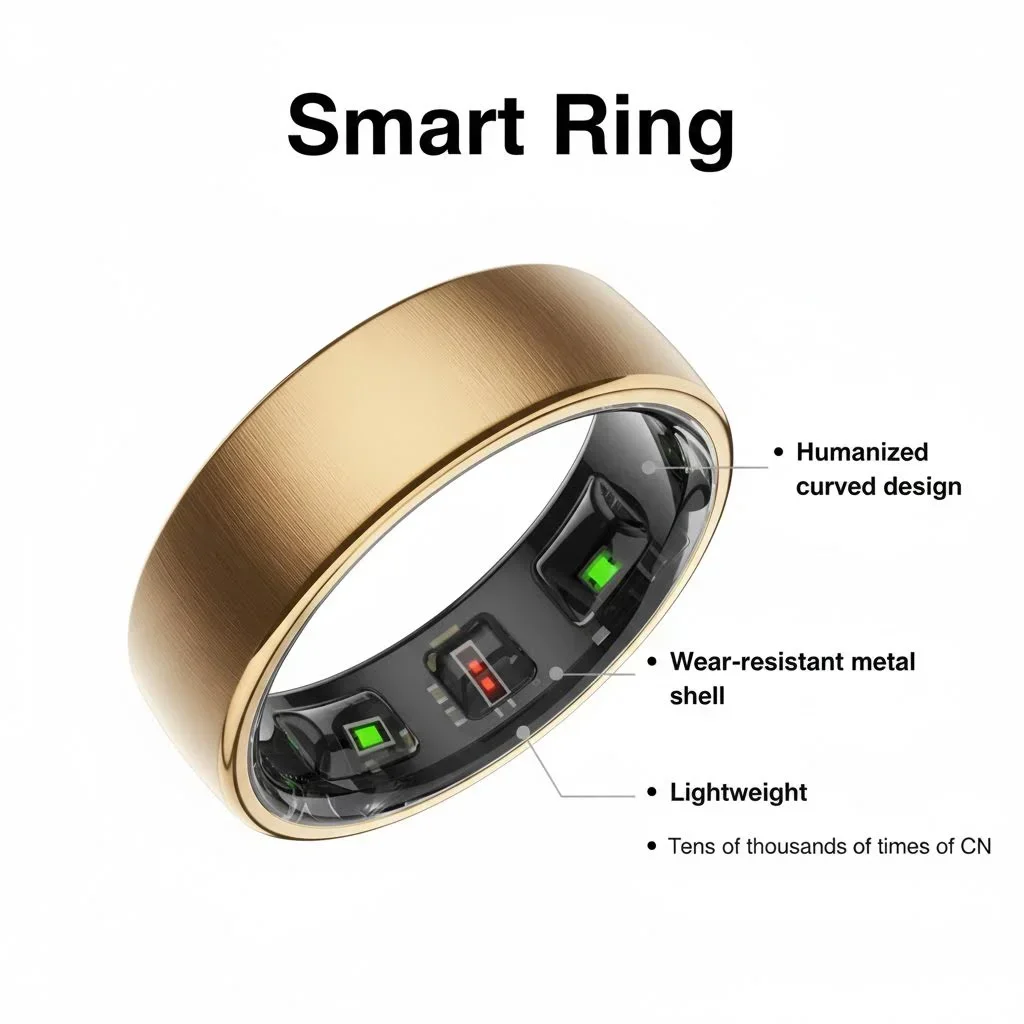 

Умное кольцо QINO 06 с док-станцией для зарядки, для мужчин и женщин, мониторинг здоровья, сна, частоты сердечных сокращений, водонепроницаемость IP68 и 5ATM, мультиспортивный режим