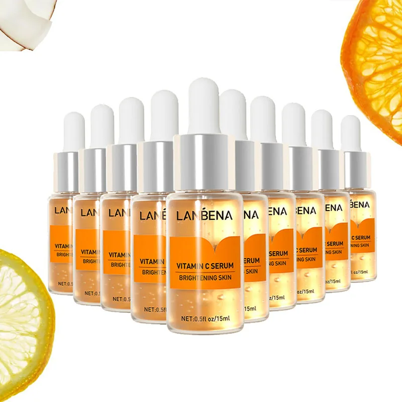 LANBENA Vitamin C Serum Hyaluronic Acid Face Facial Care 10PCS