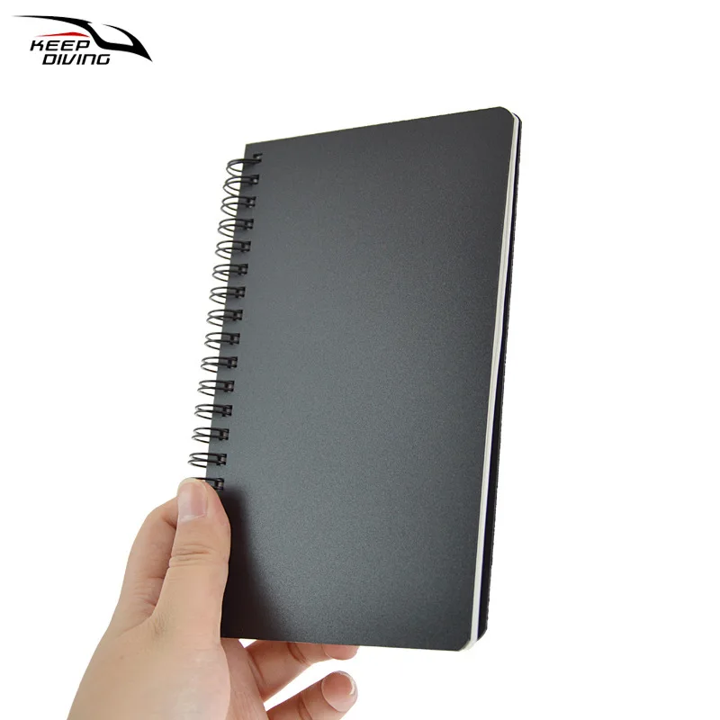 Waterproof Dive Writing Slate Board Multifunctional Diving Dairy Book PU Coating for Scuba Diving Snorkeling Underwater Notebook