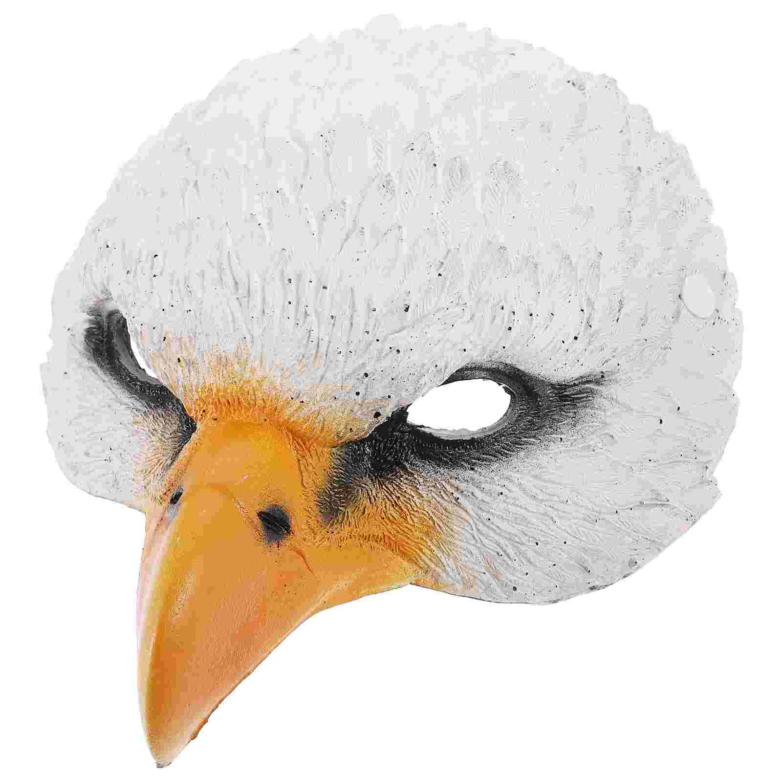 

Eagle Mask Owl Shape Party Costume Accessory Face Beak Halloween Decorative Masquerade Bird Pu for Men