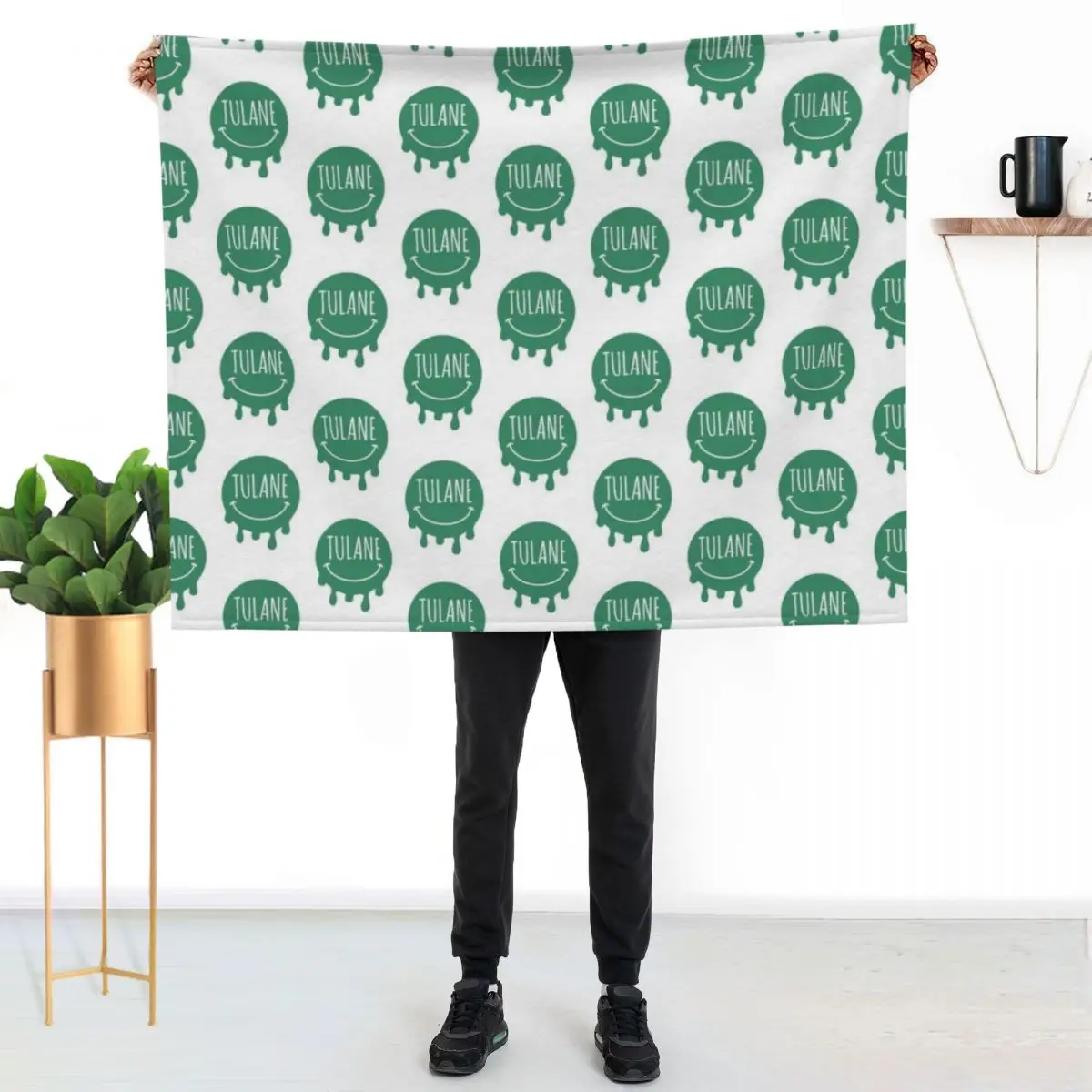 

tulane Throw Blanket Warm Comfortable Blanket for Office Napping