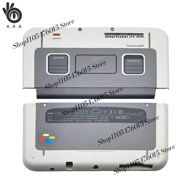 A&E Faceplate Housing Shell for New 3DS XL Replacement Front Cover Battery Door Case image 3
