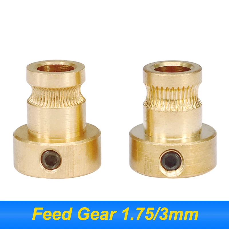 Feed Gear 1.75/3Mm Feed Wiel Extrusie Gear/Draad Druk Gear Feed Gear Draadaanvoer Gear Voor 3D Printer Accessoires