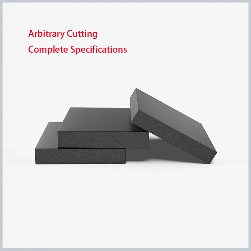 

Black Industrial Rubber Block 10-100mm Thick Elastic Anti Slip Shockproof Damping Pad