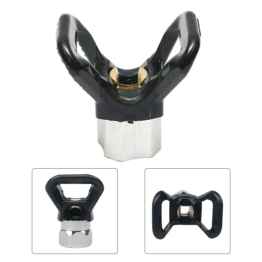 Airless Sprayer Nozzle Guard 11.47mm / 0.45 Inch Airless Sprayer Accessory Airless Sprayer Nozzle Guard Clear Thread