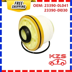 23390-0L041 23390-0l030 New Fuel Filter Filter for Toyota INNOVA KIJANG FORTUNER HILUX Vigo HIACE