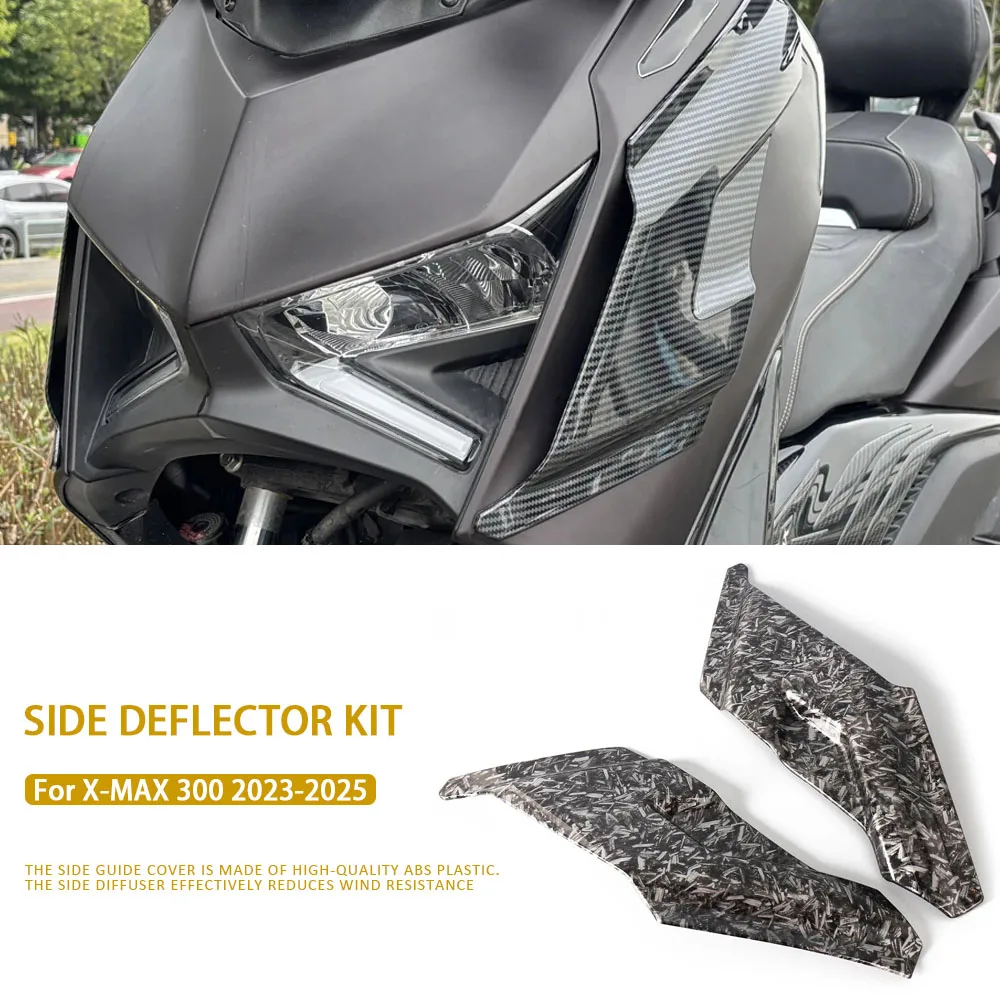 

For YAMAHA X-MAX XMAX 300 X-MAX300 XMAX300 2023 2024 2025 Motorcycle Side Windshield Deflector Fairing Air Deflector Kit