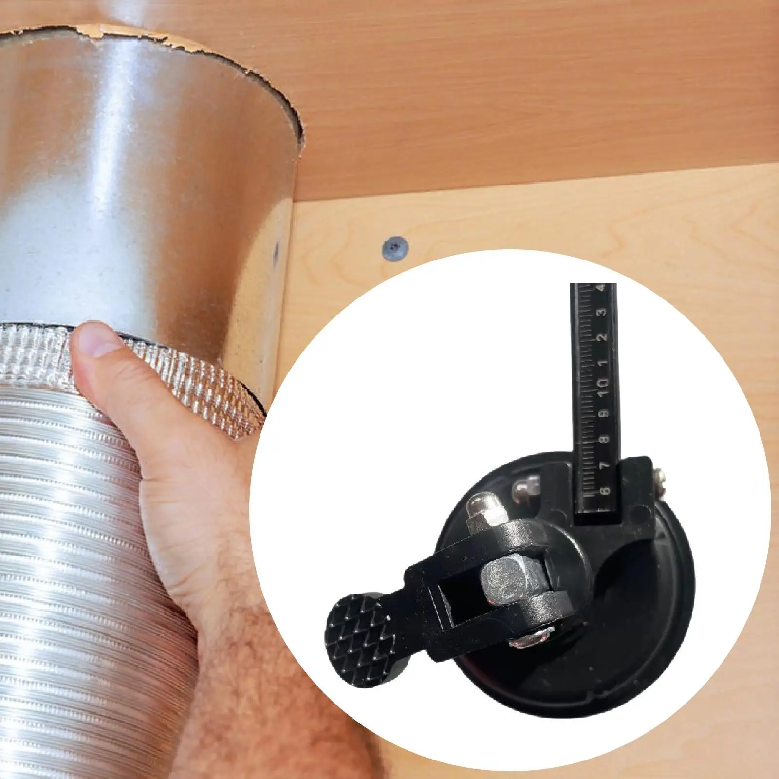 Kreisförmiger Glasschneider, robuste Ausrüstung, leichtes Handwerkzeug vom Typ Zirkel