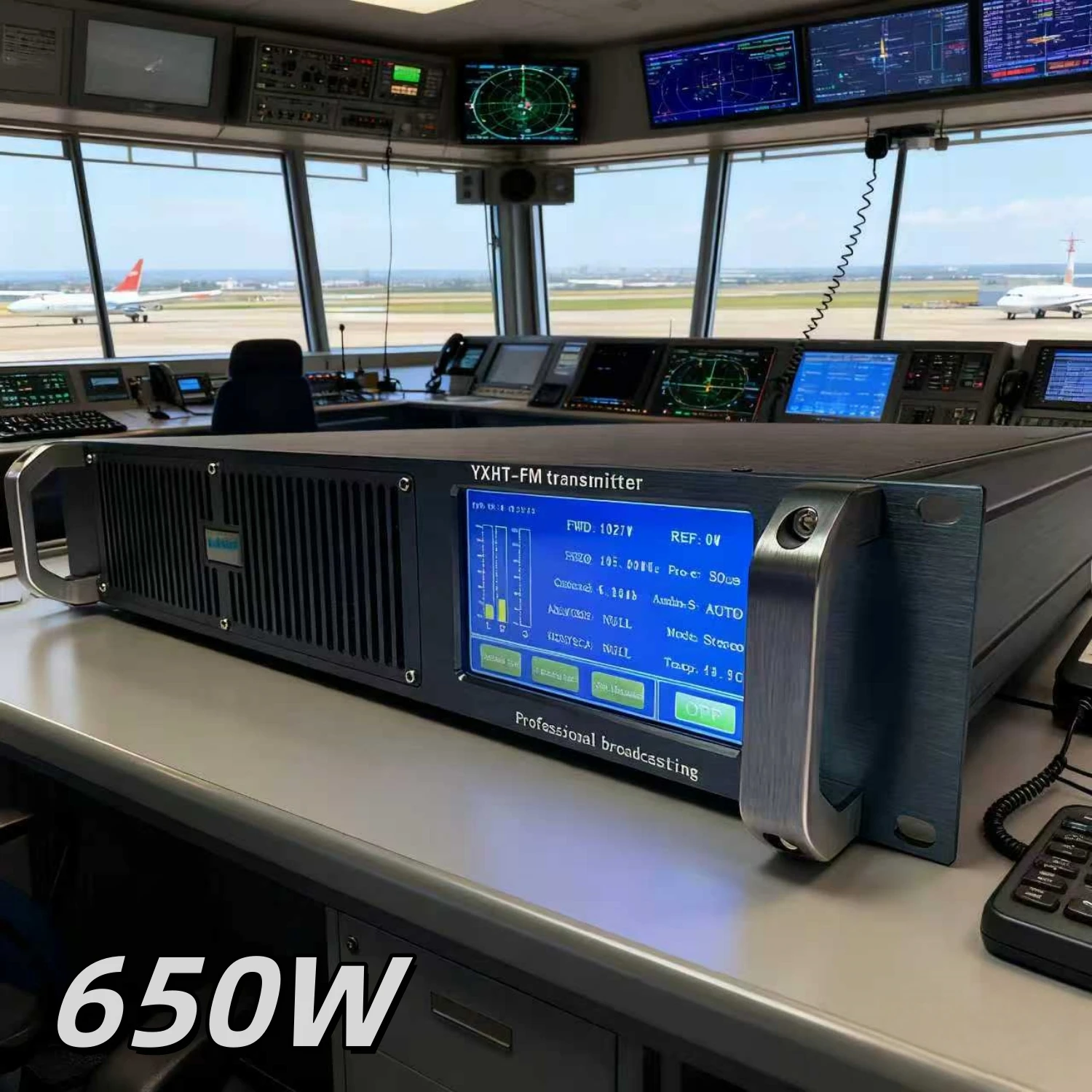 

TC- 650W Stereo FM Transmitter – Reliable for Public Transit Information Broadcasting