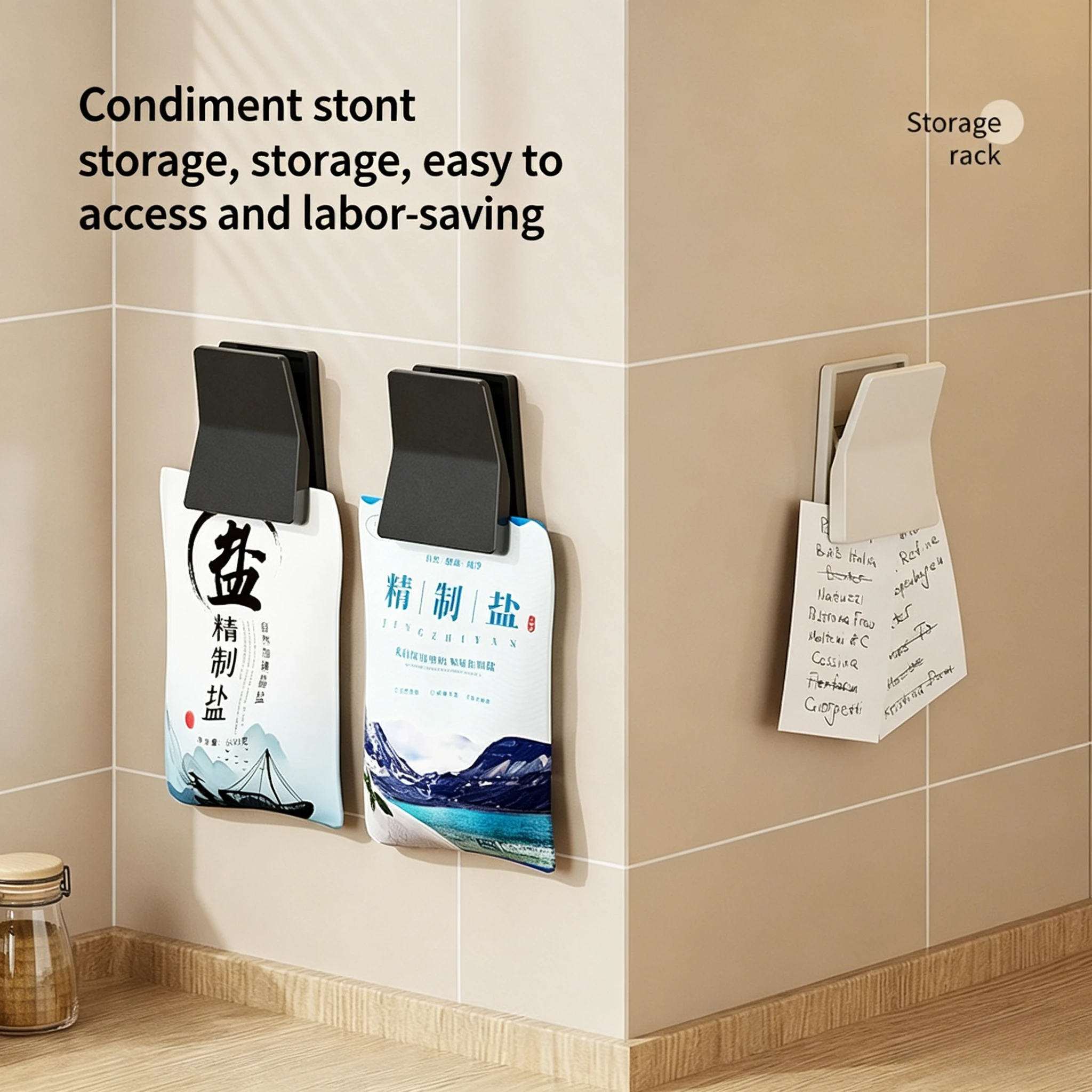 Adhesive Storage Clips,Bathroom Kitchen Storage Rack Wall Clips Light Clips Photo Clips Poster Clips Hanging Spring Clips.