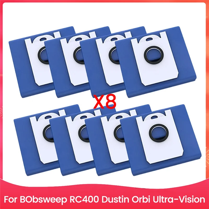 A85I-8PCS 真空ダストバッグ Bobsweep Dustin Orbi ウルトラビジョンロボット掃除機交換アクセサリーダストバッグ