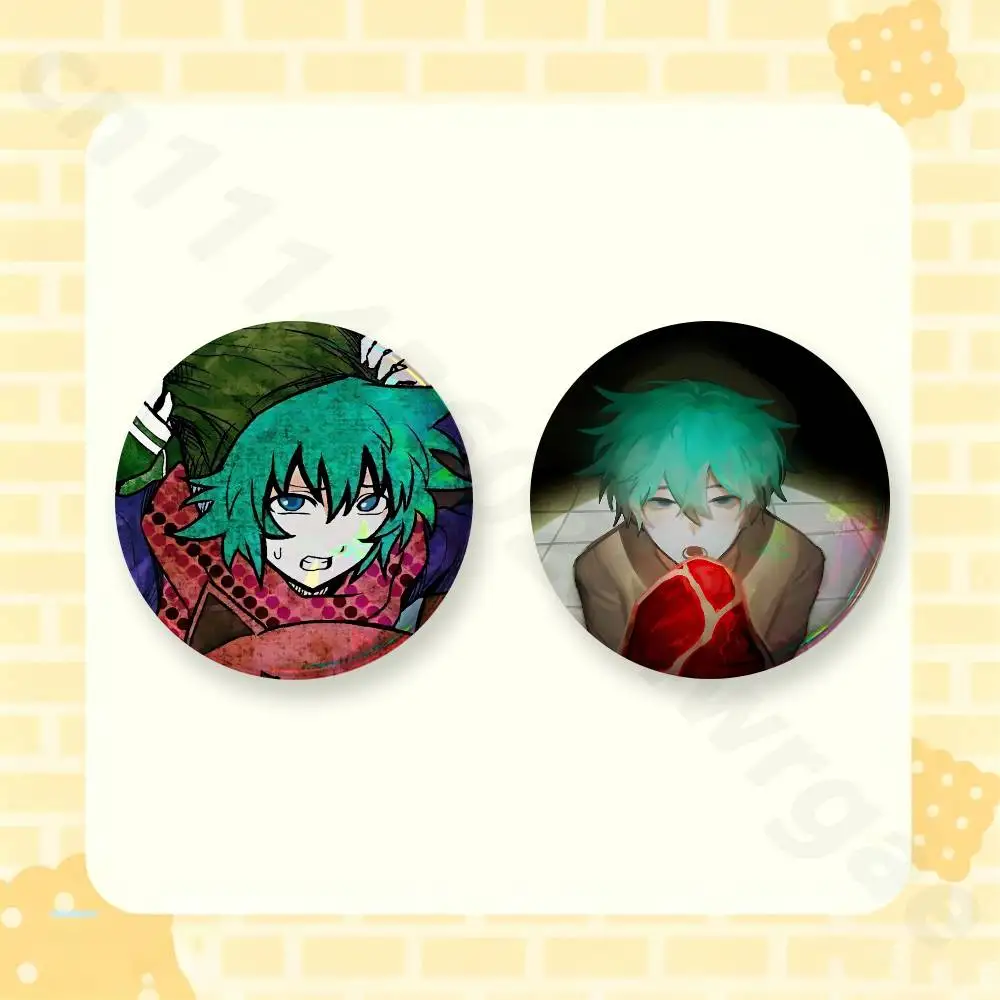 Y-Your T-Turn to D-Die 2 Pieces Set Badge Set Fashion Brooches for Women Men Backpack Accessory Bag Badge