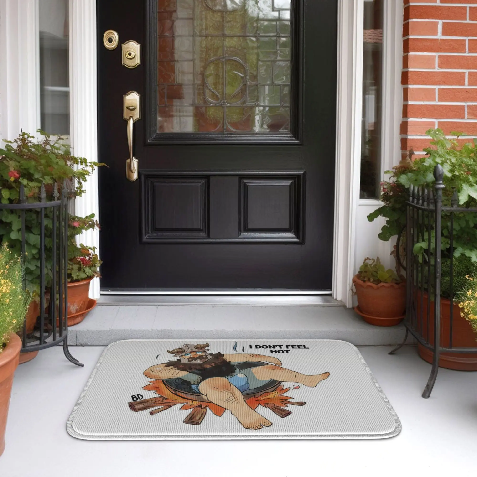 Senshi  Delicious In Dungeon Meshi Doormat Cushion Carpet Rug Kitchen Entrance Home Floor Mat for Bedroom Footpad Mats