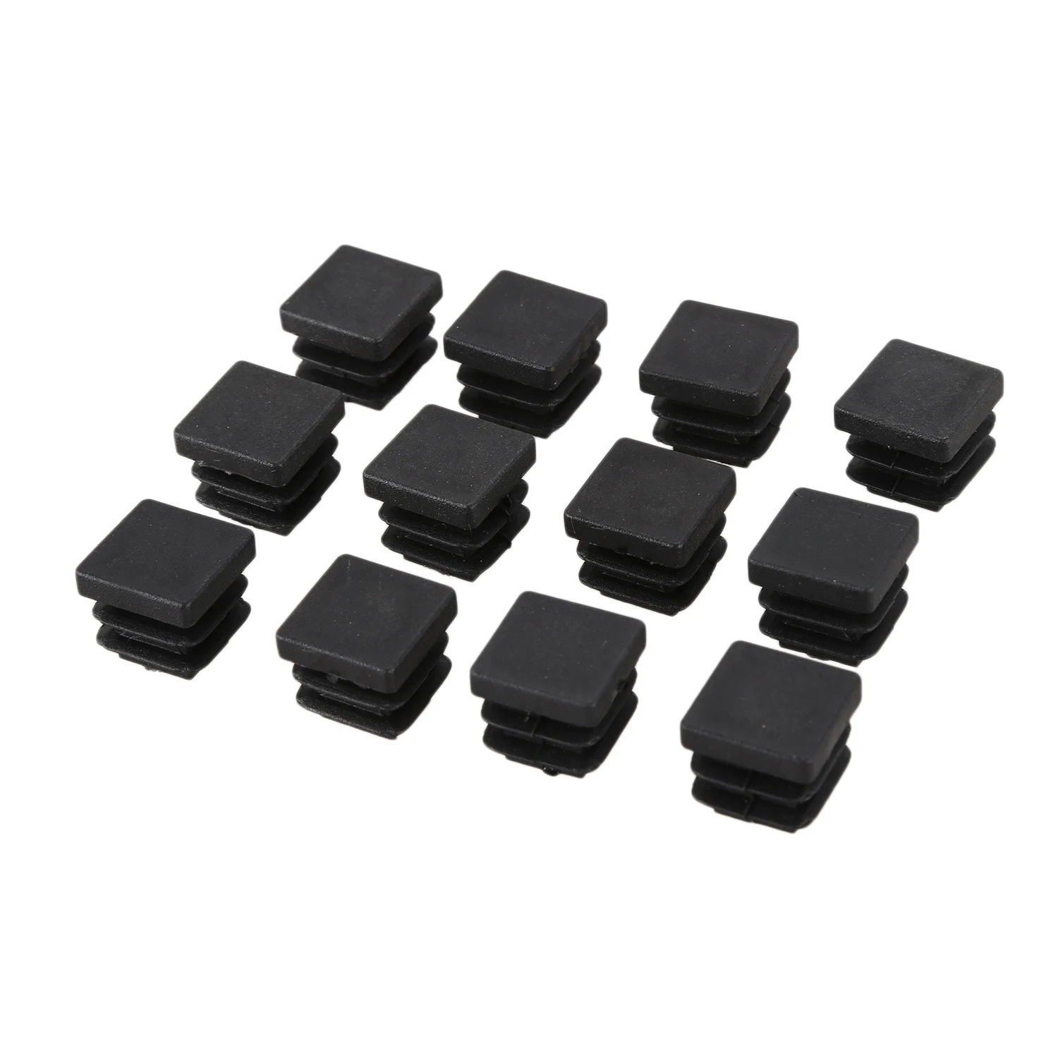 12 Stuks 15Mm X 15Mm Plastic Vierkante Doppen Buis Inzetstukken Einde Blanking