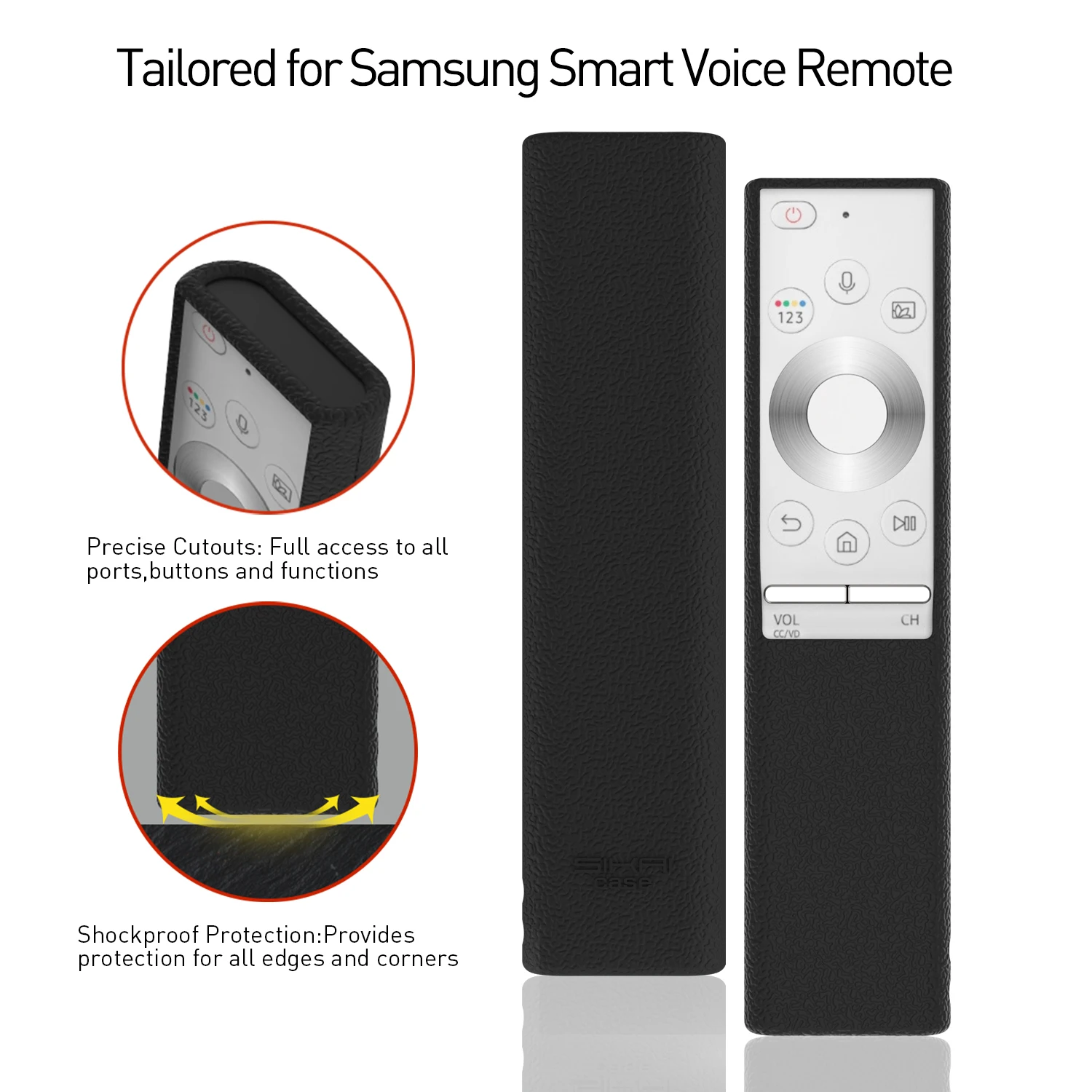 SIKAI حالة واقية حالة متوافق مع سامسونج QLED OneRemote BN59-01265A BN59-01270A BN59-01300J BN59-01300G عن غطاء