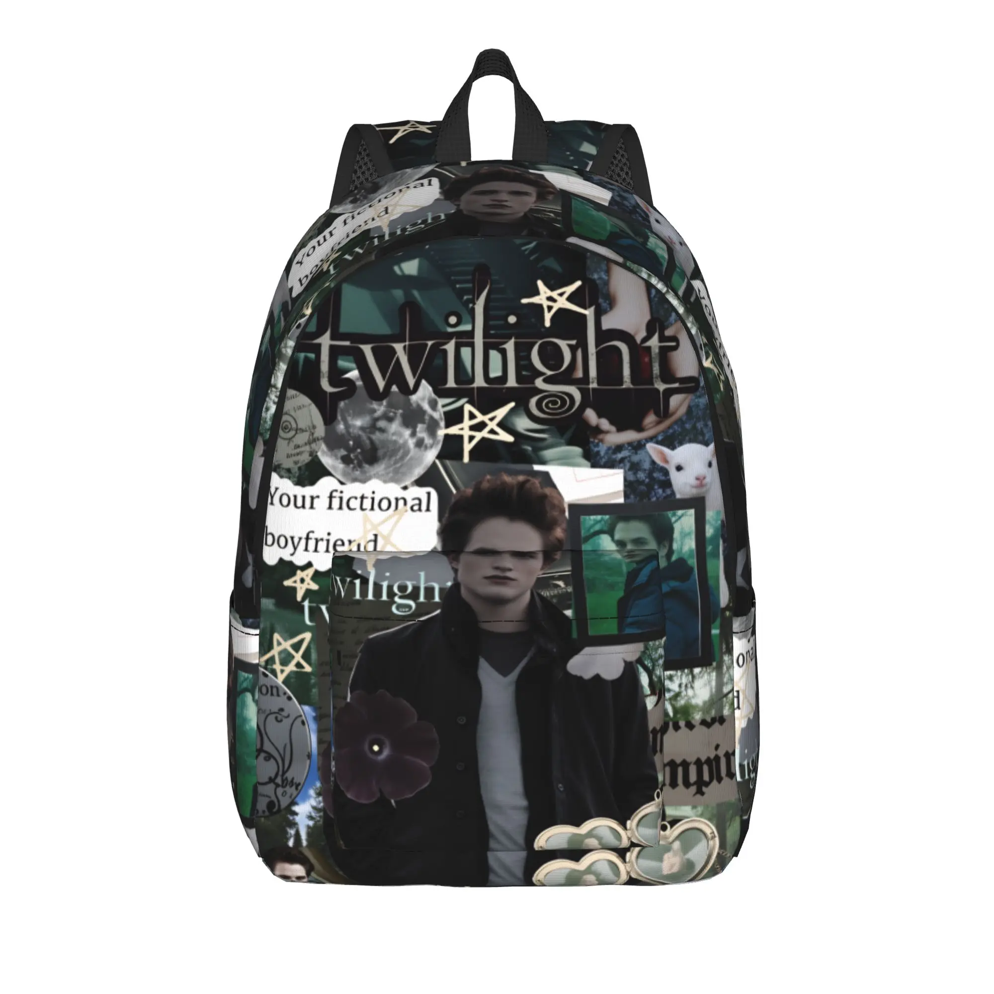 Decor Edward Backpack The Twilight Saga Cool Backpacks Men Outdoor Print High School Bags Colorful Rucksack