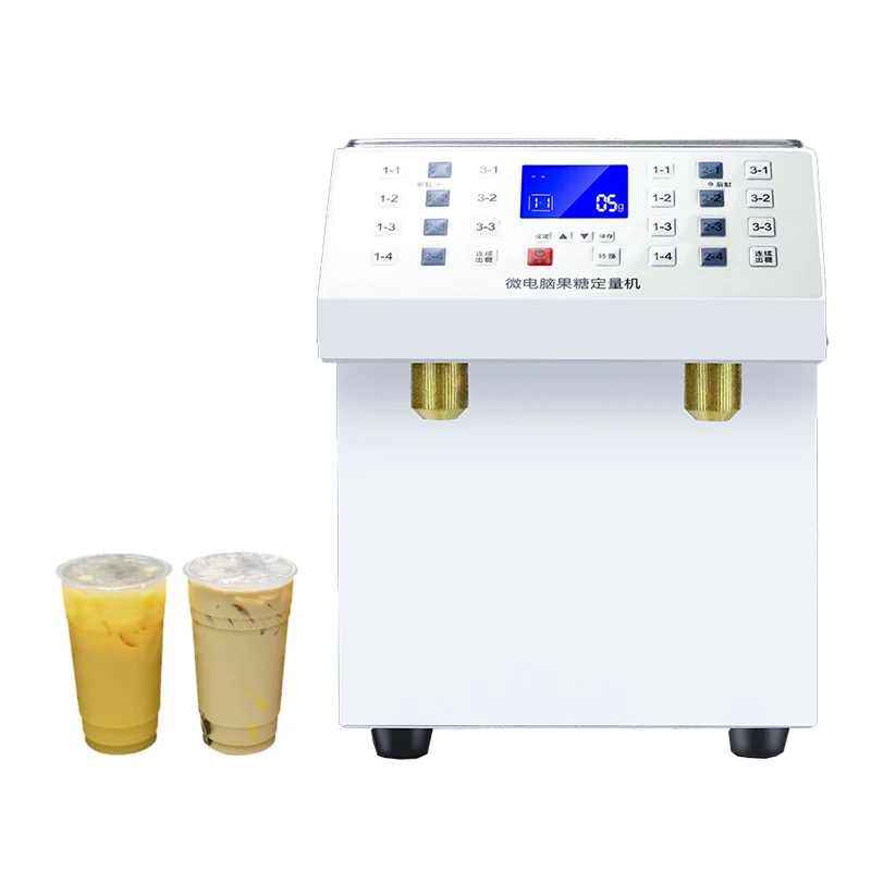 

Milk Tea Shop Fructose Quantitative Machine 24 Grid Commercial Syrup Dispenser Automatic Fructose Quantify Machine