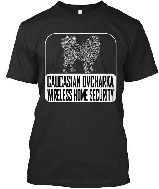 Caucasian Ovcharka Security T-Shirt Made in the USA Size S to 5XL