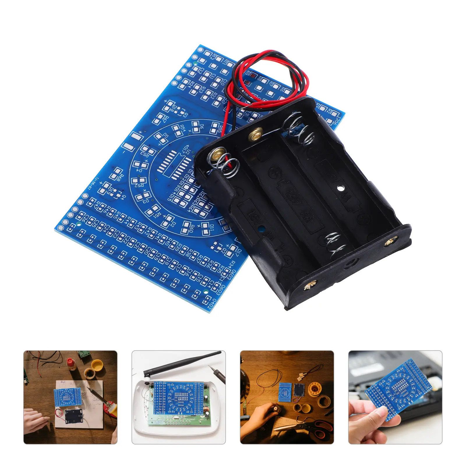 

Набор для пайки: тренировочная плата с эффектом текущей воды, комплект для поверхностного монтажа электроники, для проектов DIY и отработки навыков пайки