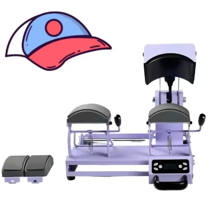 Electric Auto Open Double Station Heat Press For Cap Sublimation Heat Transfer