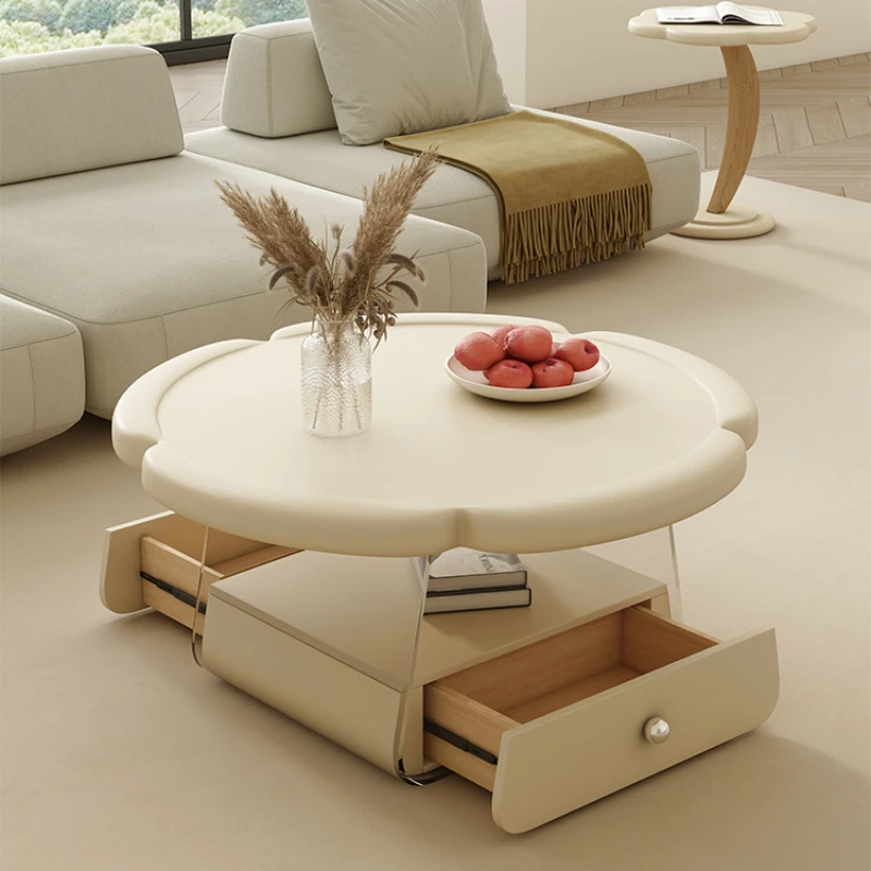 

Wood Hardcover Coffee Tables Simple Clear White Nordic Coffee Table Modern Minimalist Tavolino Da Salotto Wooden Furniture