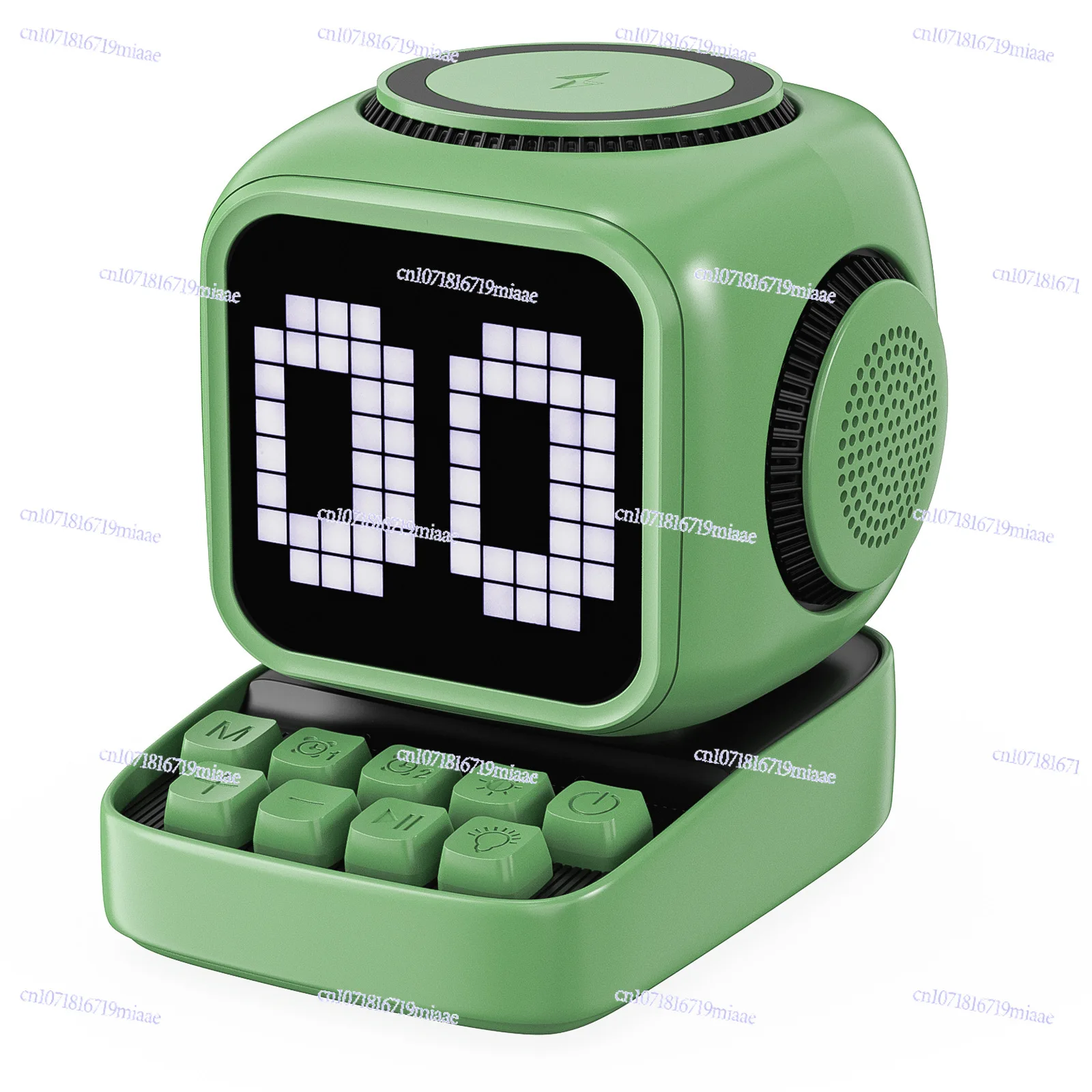 New touch interactive expression sound pixel wireless charging speaker bluetooth audio white noise music rhythm speaker