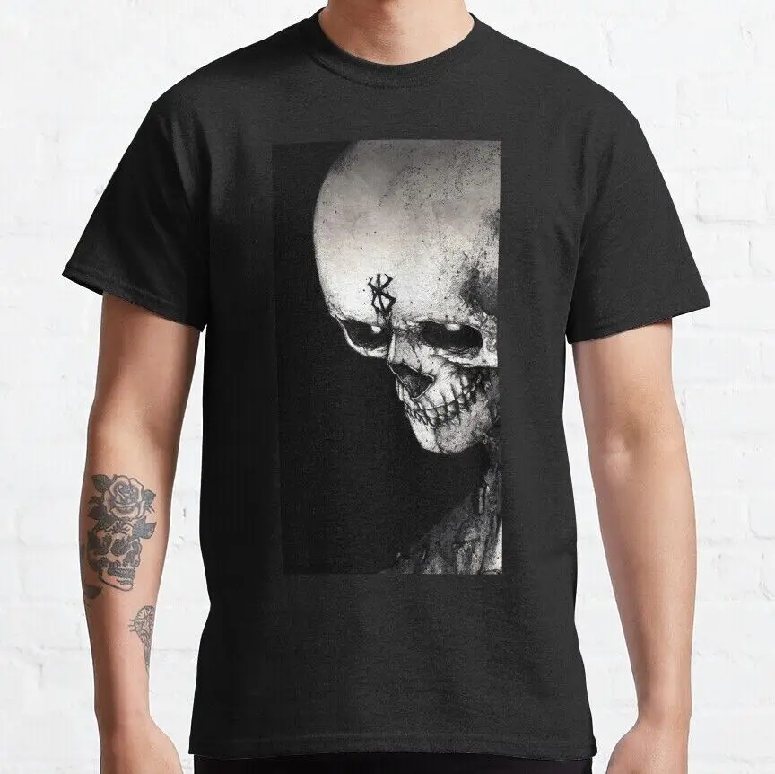 BEST TO BUY Dark Retro Berser k Skull Classic T-Shirt Made in USA Premium Gildan