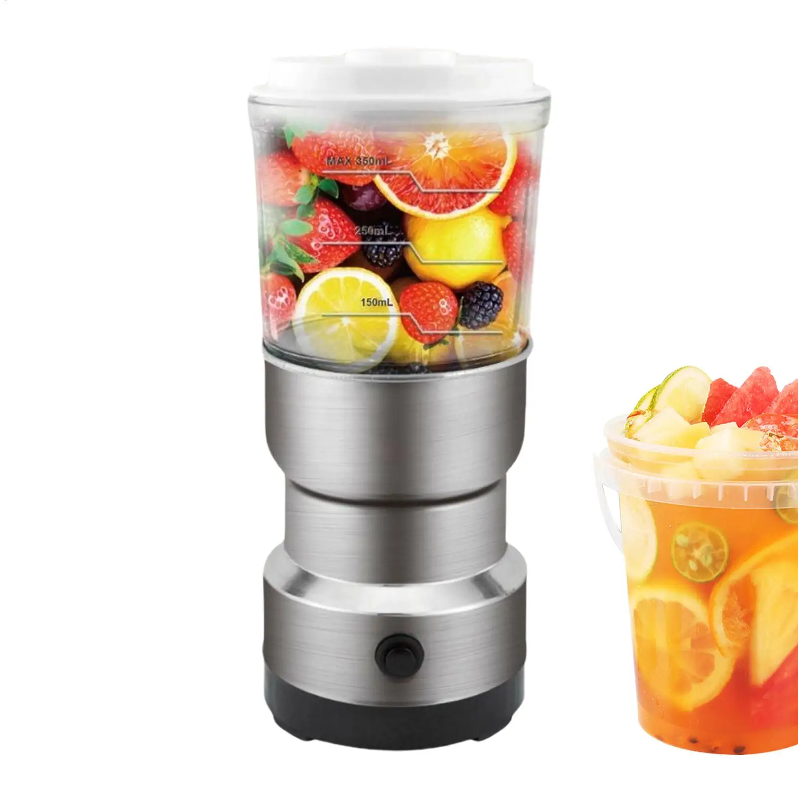 

Electric Blender Portable Electric Grinder Portable Personal Blender Stainless Steel Cutter Fine Powder Machine For Busy Parents