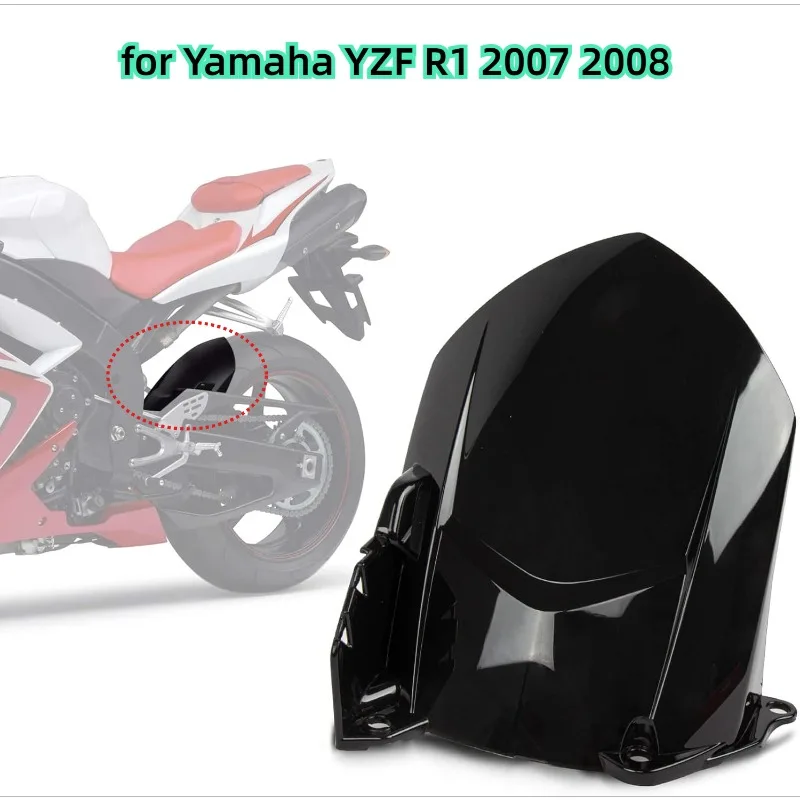 Motorcycle Accessories Splash protection Rear Fender Mudguard Tire Hugger for Yamaha YZF R1 2007 2008 motobike