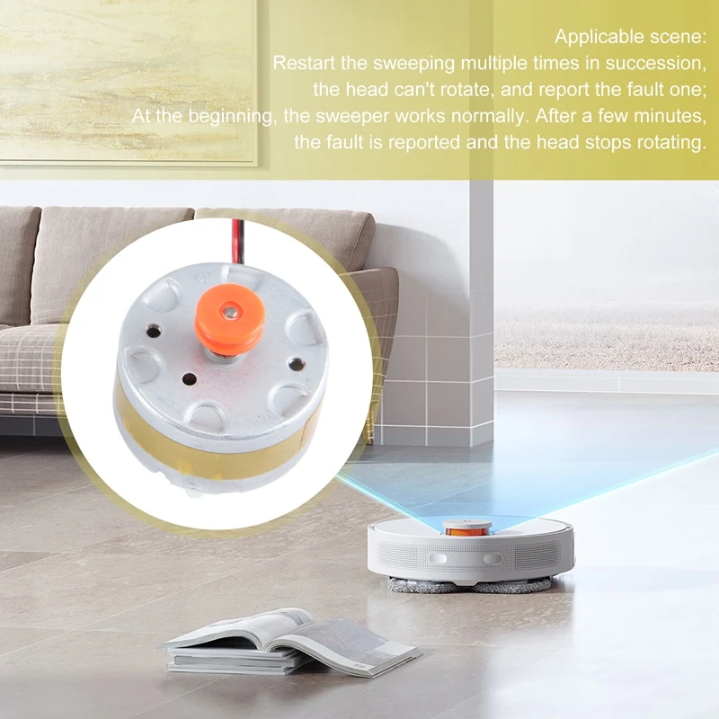 Motor de transmissão de engrenagens para Xiaomi Mijia, 1St 2Nd, Roborock S50, S51, S55, Robot Vacuum Cleaner Sensor, LDS Cleaner Motor