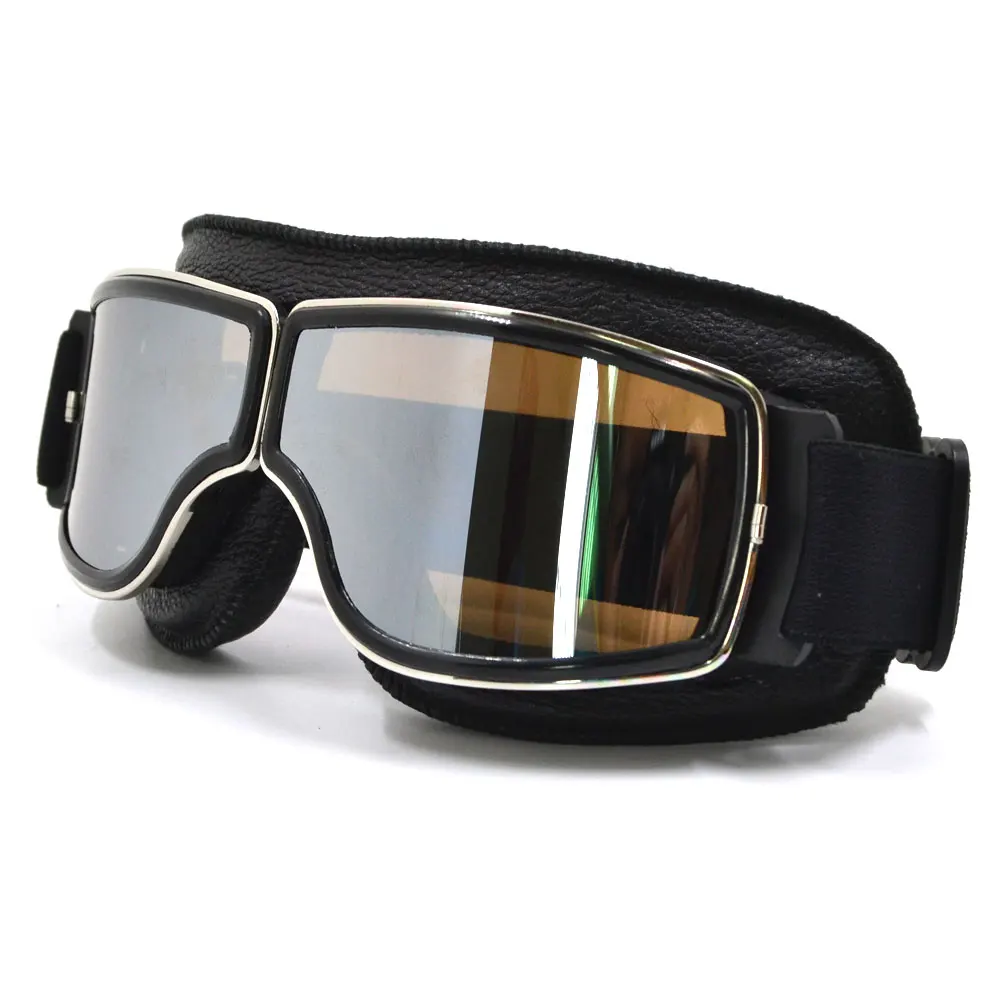 BJMOTO Brand New Cool Scooter Motocross Goggle Motorcycle Cycling Goggles Cruiser Steampunk ATV Bicycle Eyewear Glasses