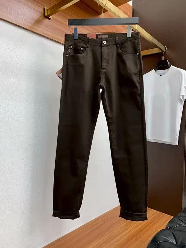 Italienische LP 25SS Windhose aus reiner Baumwolle, gerade, lässige Jeans