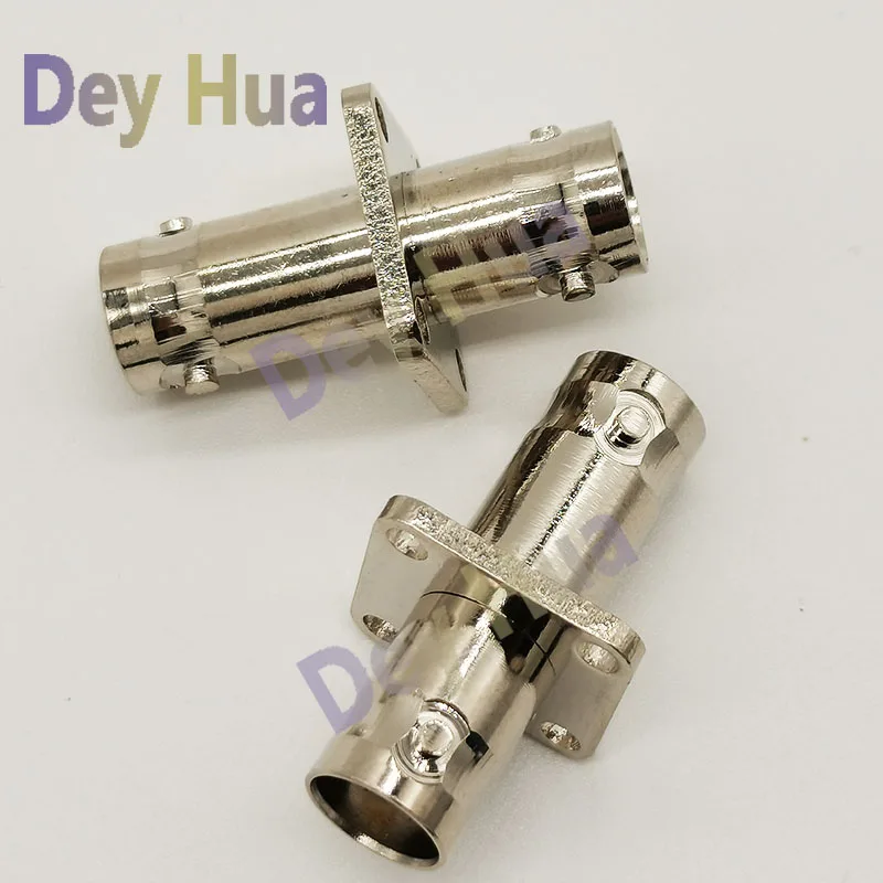 10/1pcs BNC-KKF BNC female BNC female BNC-KFK four hole square plate flange chassis fixed RF adapter adapter