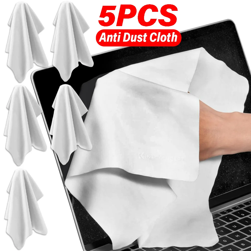 1/2/3/5Pcs Dustproof Palm Keyboard Blanket Cover Protective Film Microfiber Notebook Laptop Screen Cloth for MacBook Pro Laptop