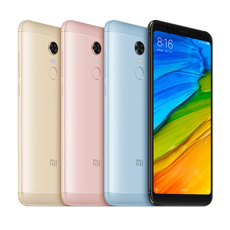 Xiaomi Redmi 5 plus 3 ГБ 32 ГБ/4 ГБ 64 ГБ 5,99 дюйма 4000 мАч celular snapdragon 625 Android 12,0 МП мобильный телефон глобальный rom 4G смартфон