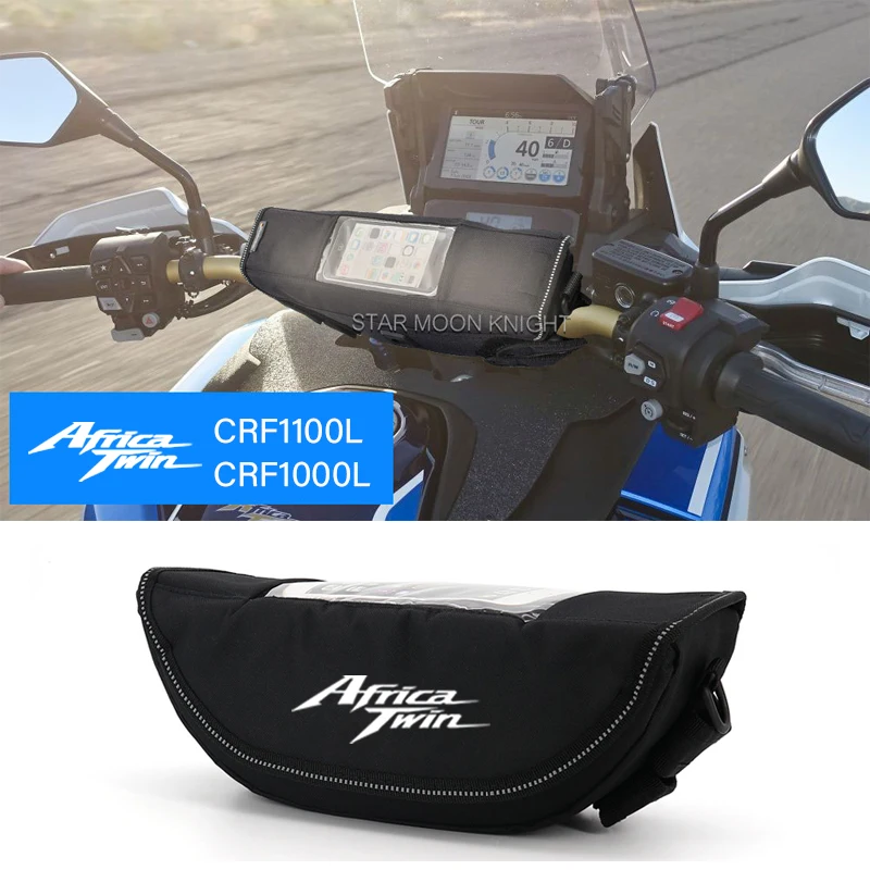 

Handlebar Bag For HONDA Africa Twin CRF 1100 1000 L CRF1100L CRF1000L Adventure Sport VFR1200X NC700X Waterproof Storage Bag