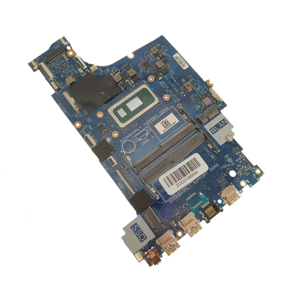 Imagem -05 - Placa-mãe do Portátil para Dell Inspiron Edi54 La-g712p I58265u Cpu 3480 3580 3780 3583 Ddr4 100 Testado