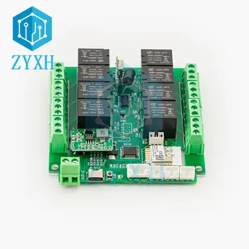 Tuya 8kanálové WiFi/Zigbee dálkové ovládání relé podporuje 4cestný displej stavu obvodu + 4 vstupy pro ovládání teploty a vlhkosti 8 nejlepší prodej ZigBee 8kanálový relé - №8